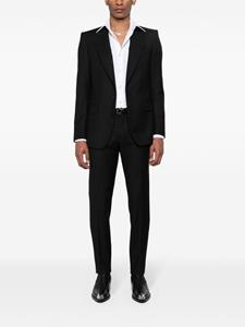 dolce&gabbana Dolce & Gabbana Wollen plooibroek - Zwart