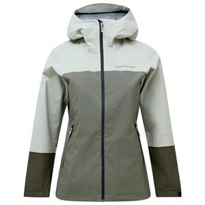 Peak Performance  Women's Trail Hipe Shell Jacket - Regenjas, grijs/olijfgroen