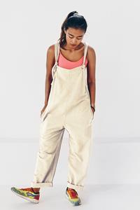 The Driftwood Tales Damen vegan Latzhose Natur