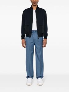 Brioni Broek met toelopende pijpen - Blauw