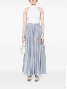 Giorgio Armani Zijden maxi-rok - Blauw