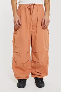 Jaded Man Rust Orange Parachute Cargo Pants