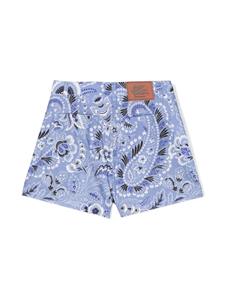 etrokids ETRO KIDS Katoenen shorts - Blauw