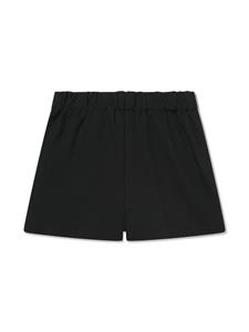 moschinokids Moschino Kids High waist skorts met print - Zwart