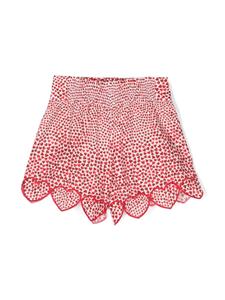 stellamccartneykids Stella McCartney Kids Shorts met hartprint - Rood