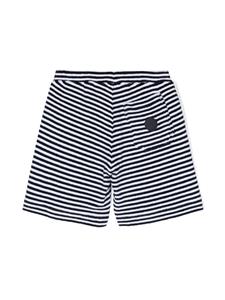 Fay Kids striped towel-effect shorts - Blauw