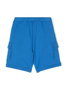 ilgufo Il Gufo Mid waist katoenen cargo shorts - Blauw