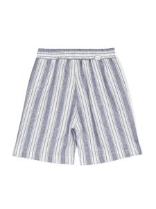 paolopecorakids Paolo Pecora Kids Shorts met elastische taille - Blauw