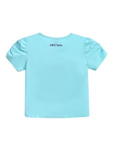 mimitutu Mimi Tutu T-shirt met puppy applicatie - Blauw
