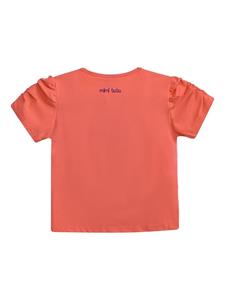 mimitutu Mimi Tutu T-shirt met puppy applicatie - Oranje