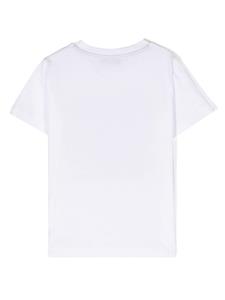 Missoni Kids T-shirt met zigzag-print - Wit