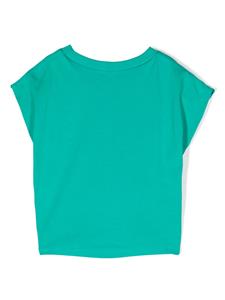 Billieblush slogan-print cotton T-shirt - Groen