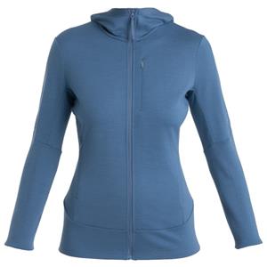 Icebreaker  Women's Merino 260 Quantum IV L/S Zip Hoodie - Merinohoodie, blauw