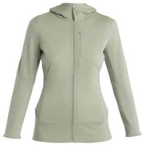 Icebreaker 260 Quantum IV LS Zip Hoody Vest Dames Lichen