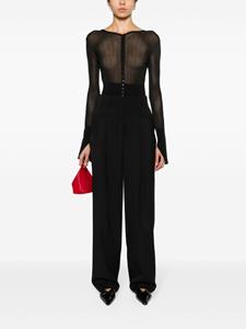 Jacquemus Broek met wijde pijpen - Zwart