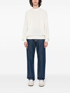 Emporio Armani ribbed cotton jumper - Wit