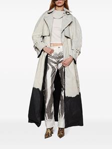 theattico The Attico Jeans met abstracte print - Grijs