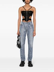 versacejeanscouture Versace Jeans Couture Mis waist skinny jeans - Blauw