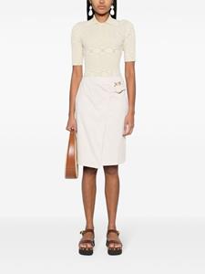 PINKO Wikkelrok - Beige