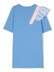wauwcapowbybangbang WAUW CAPOW by BANGBANG Jurk met ruches - Blauw