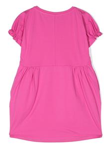 Emporio Armani Kids Jurk met ruches - Roze