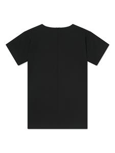 moschinokids Moschino Kids T-shirtjurk met halskettingprint - Zwart