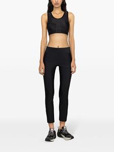 versacejeanscouture Versace Jeans Couture Legging met logo jacquard - Zwart