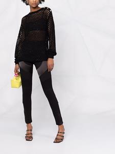 Philipp Plein Legging met vlakken - Zwart