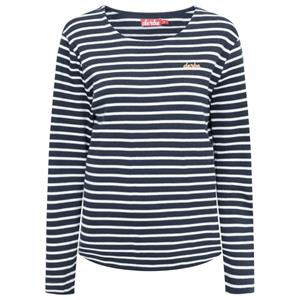 Derbe  Women's L/S Interstriped - Longsleeve, blauw