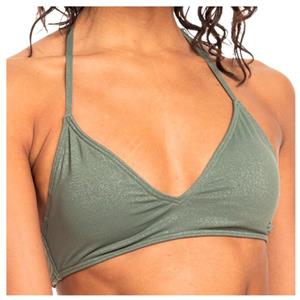 Roxy - Women's Shiny Wave Fixed Tri - Bikinitop, olijfgroen