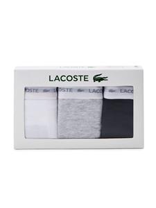 Lacoste logo-waistband briefs (pack of three) - Wit