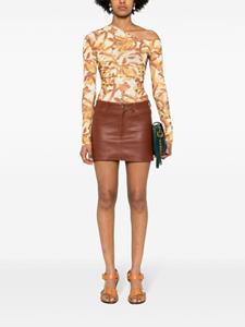 ETRO Rok van nappa leer - Bruin