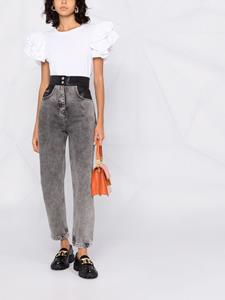ulyanasergeenko Ulyana Sergeenko Jeans met vervaagd-effect - Zwart