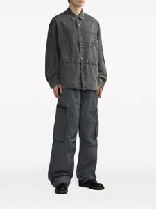 izzue Broek met wijde pijpen - Zwart