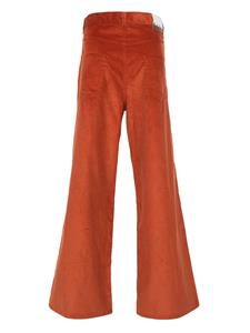 Marni flared corduroy trousers - Oranje