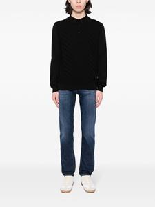 BOSS Kraagloze top - Zwart