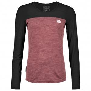 Ortovox - Women's 150 Cool Logo L/S - Merinoshirt, zwart