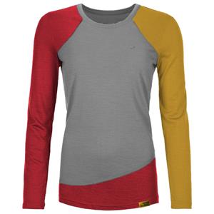 Grüezi Bag - Women's Woodwool Longsleeve Lady Phillippa - Merinoshirt, grijs