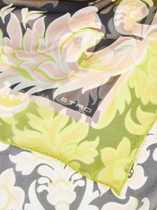 ETRO Sjaal met bloemenprint - Groen
