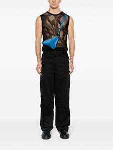 MSGM Katoenen cargo broek - Zwart