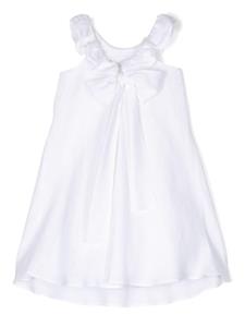 ilgufo Il Gufo Chambray midi-jurk - Wit