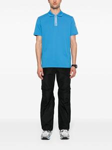 Moncler Poloshirt met logopatch - Blauw