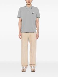 musiumdiv. Musium Div. Poloshirt met logo-applicatie - Grijs