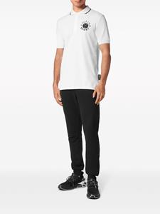 pleinsport Plein Sport Katoenen poloshirt met logopatch - Wit