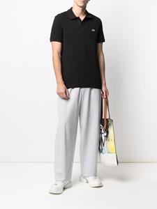 Lacoste Poloshirt met geborduurd logo - Zwart