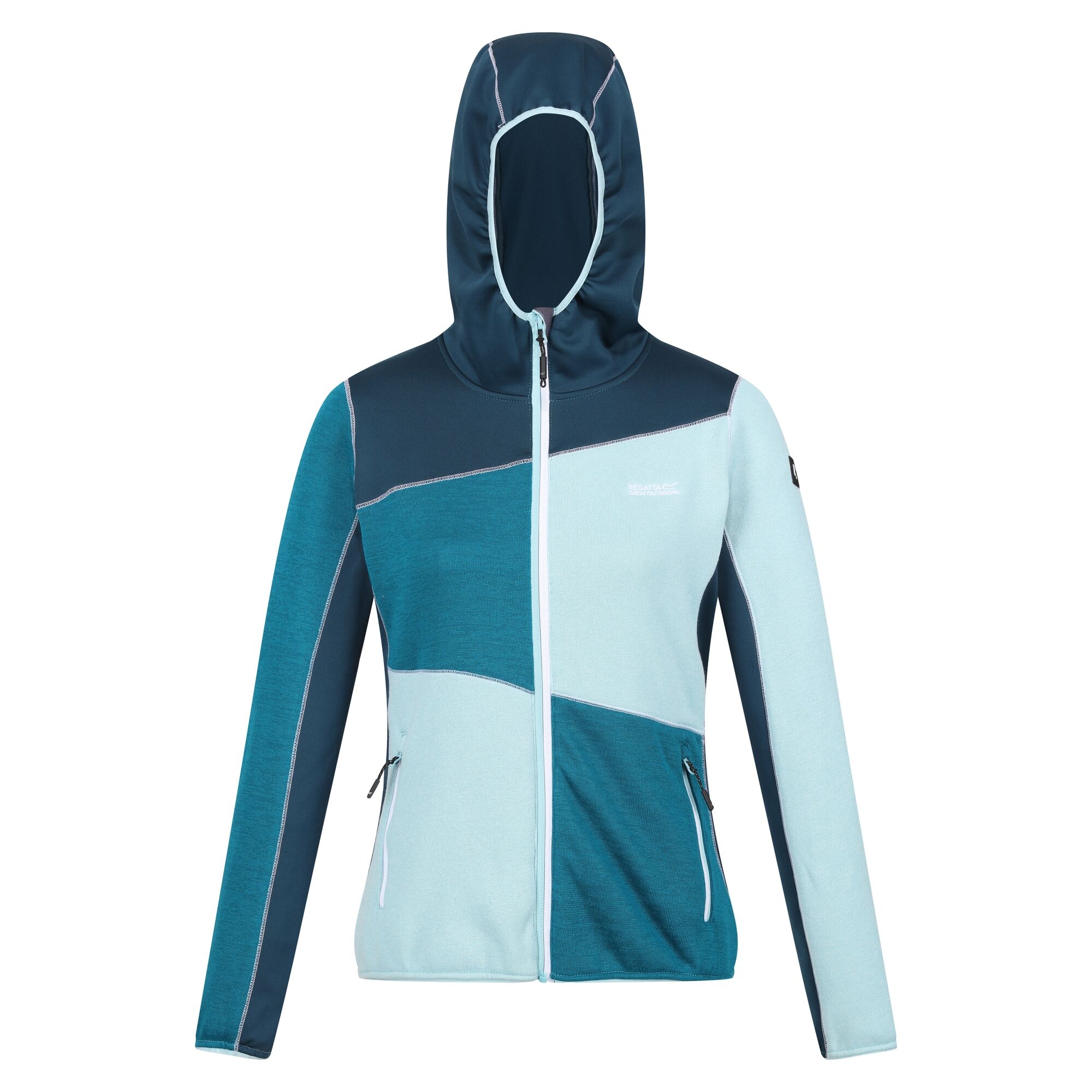Regatta Dames/Dames Walbury VI Marl Full Zip Fleecejack (Zee Nevel/Spiegelend Meer)