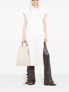 Courrèges Mouwloze tuniek met capuchon - Wit