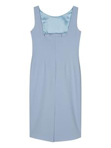 Fely Campo bow-detailed midi dress - Blauw