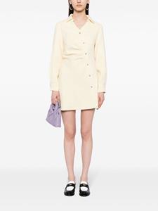 b+ab Geruite mini-jurk - Geel