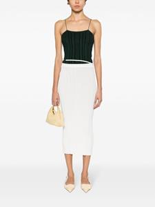 Jacquemus La Jupe Parlu knitted midi skirt - Beige